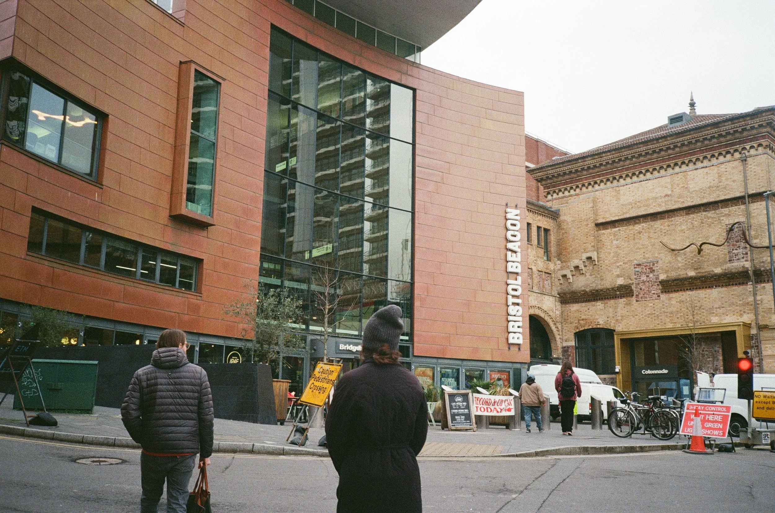 Heading to Bristol Beacon for load-in