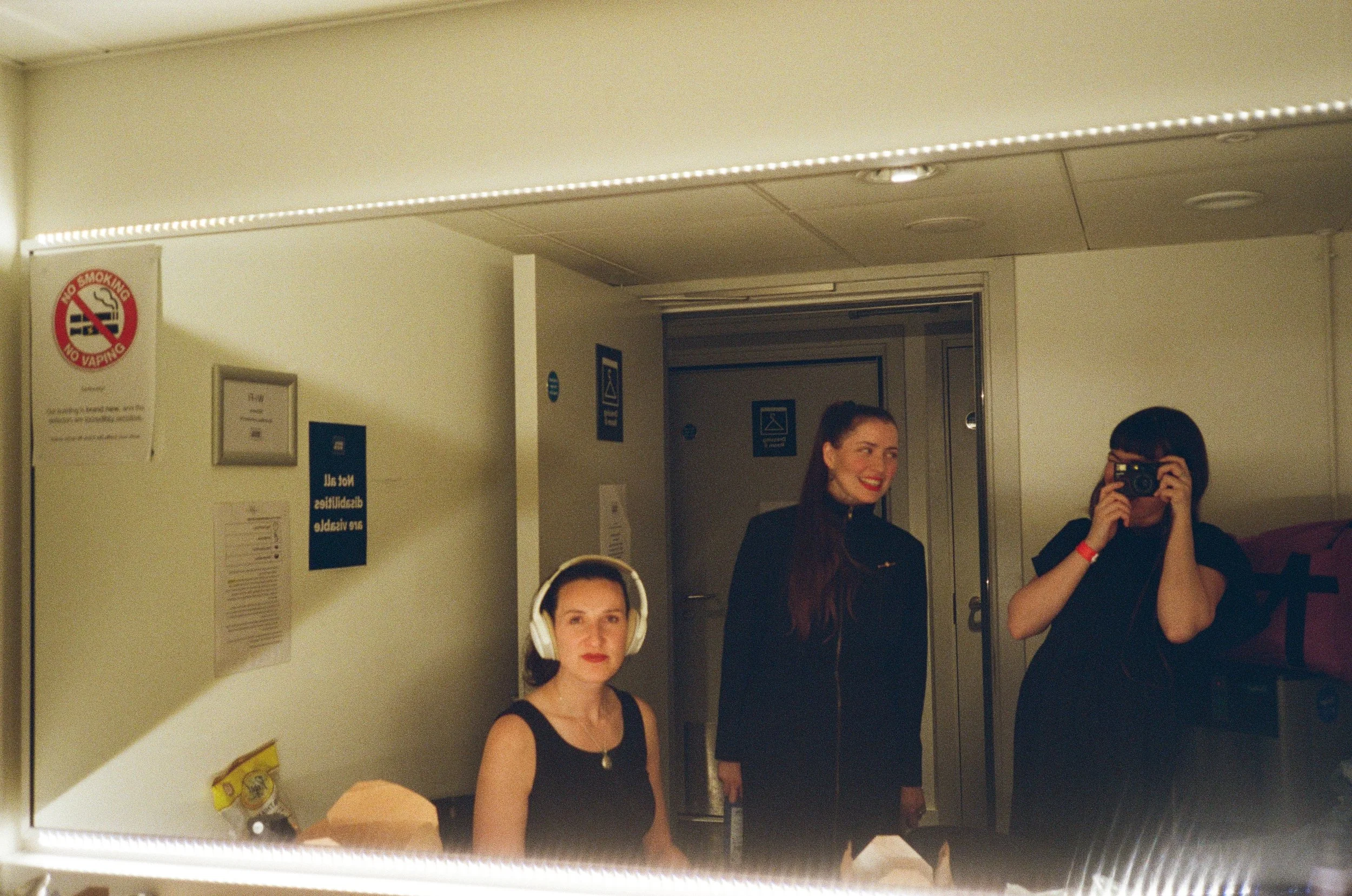 Delia, Brigette and me backstage at Bristol Beacon