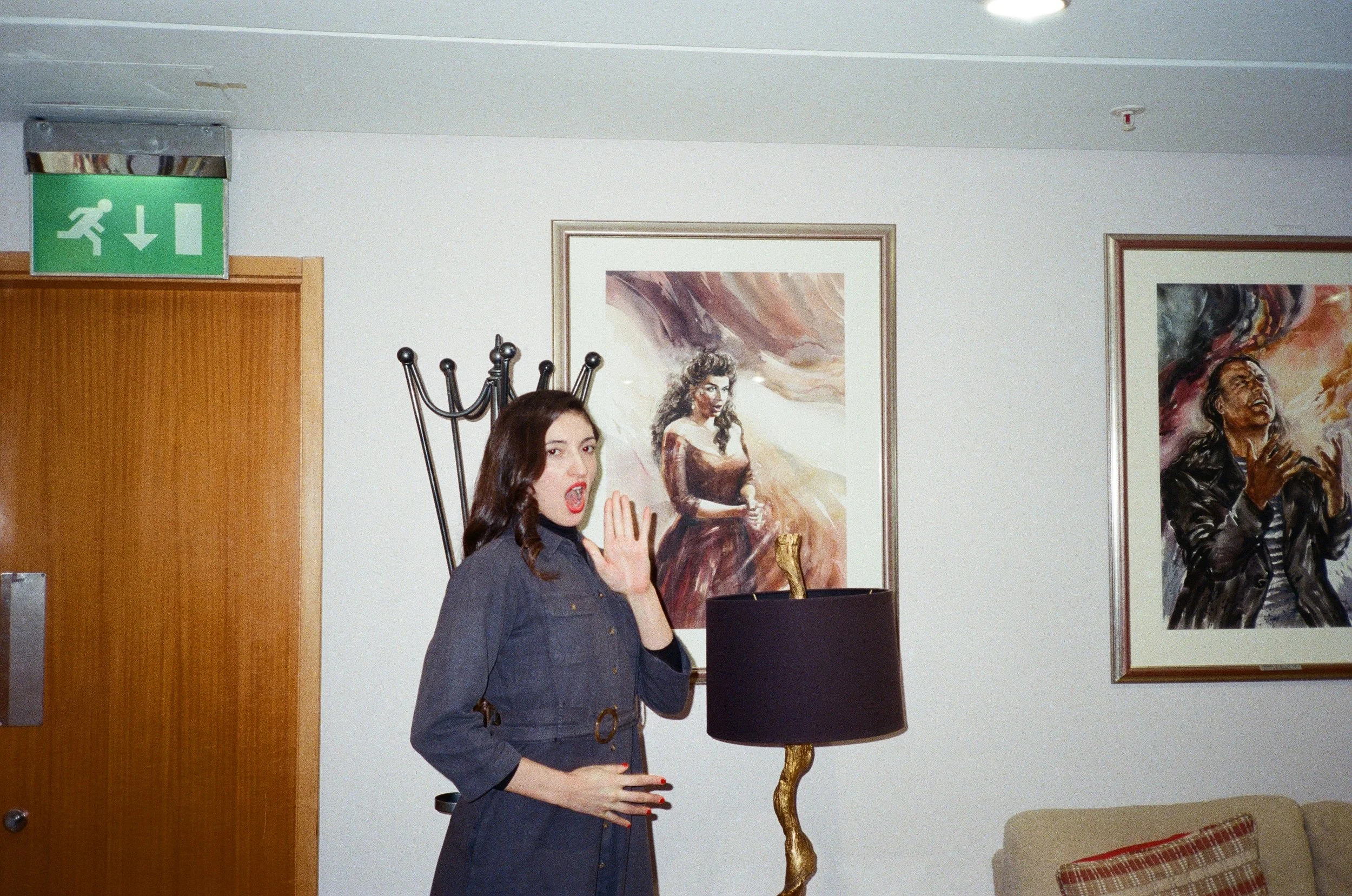 Molly backstage at Birmingham Symphony Hall