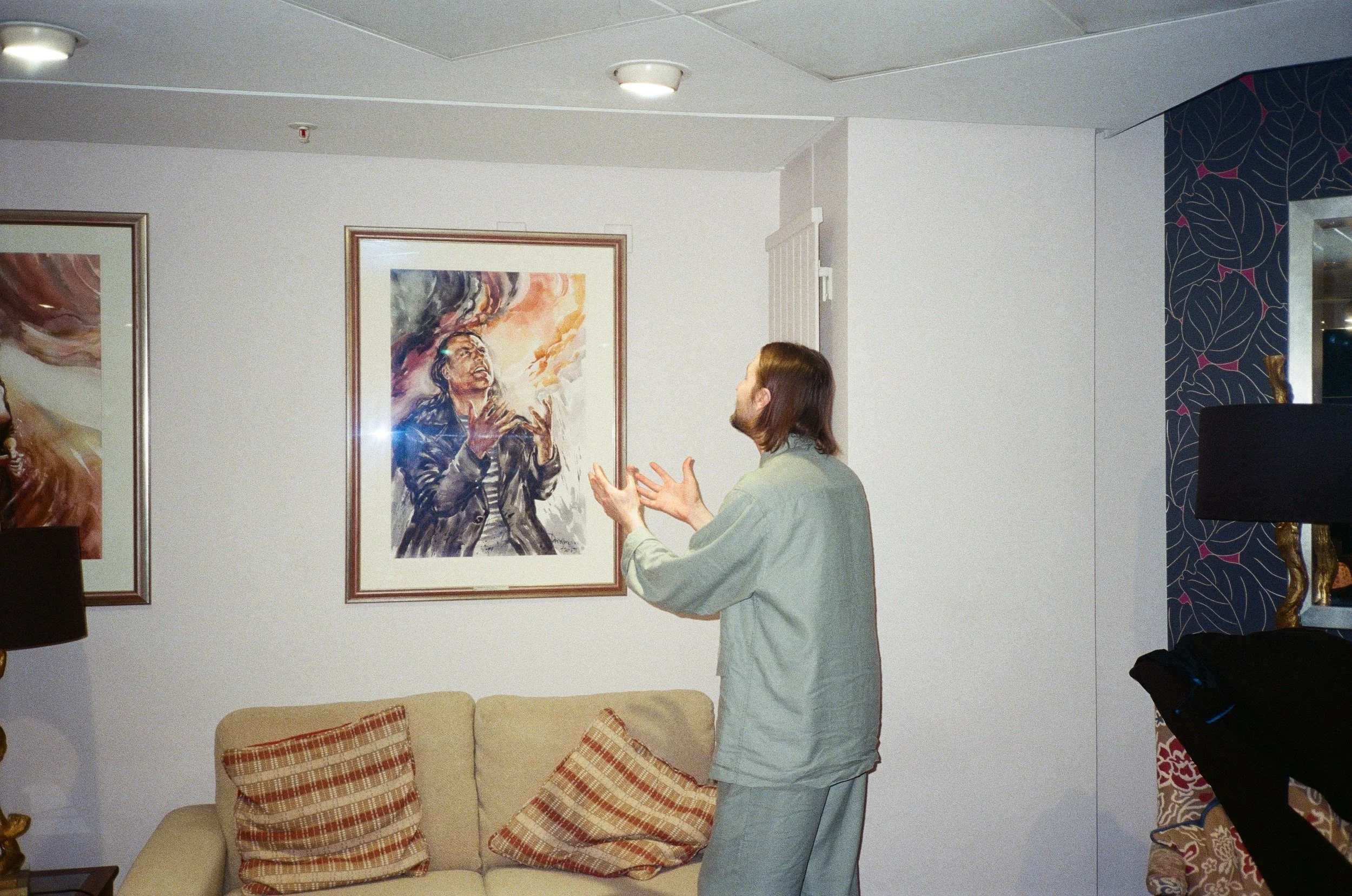 Hayden backstage at Birmingham Symphony Hall