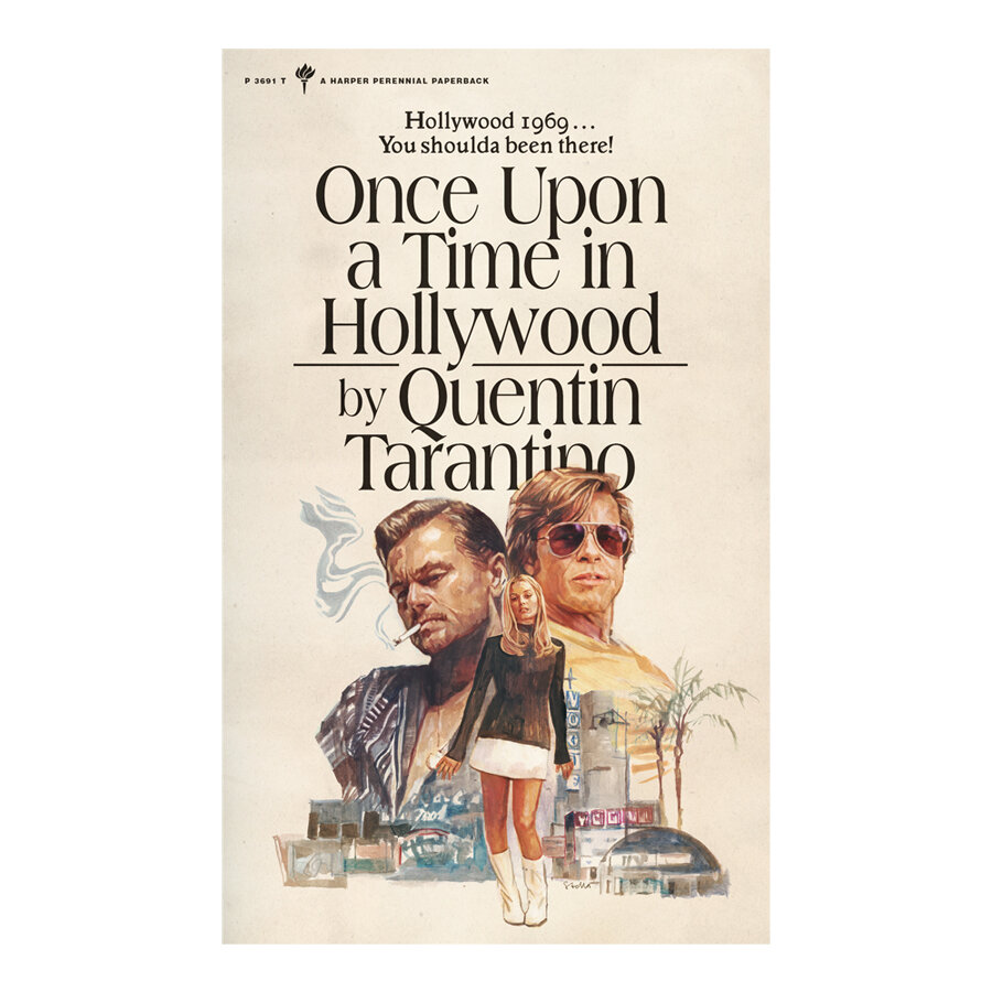 Cover for “Once Upon a Time in Hollywood” novelization
