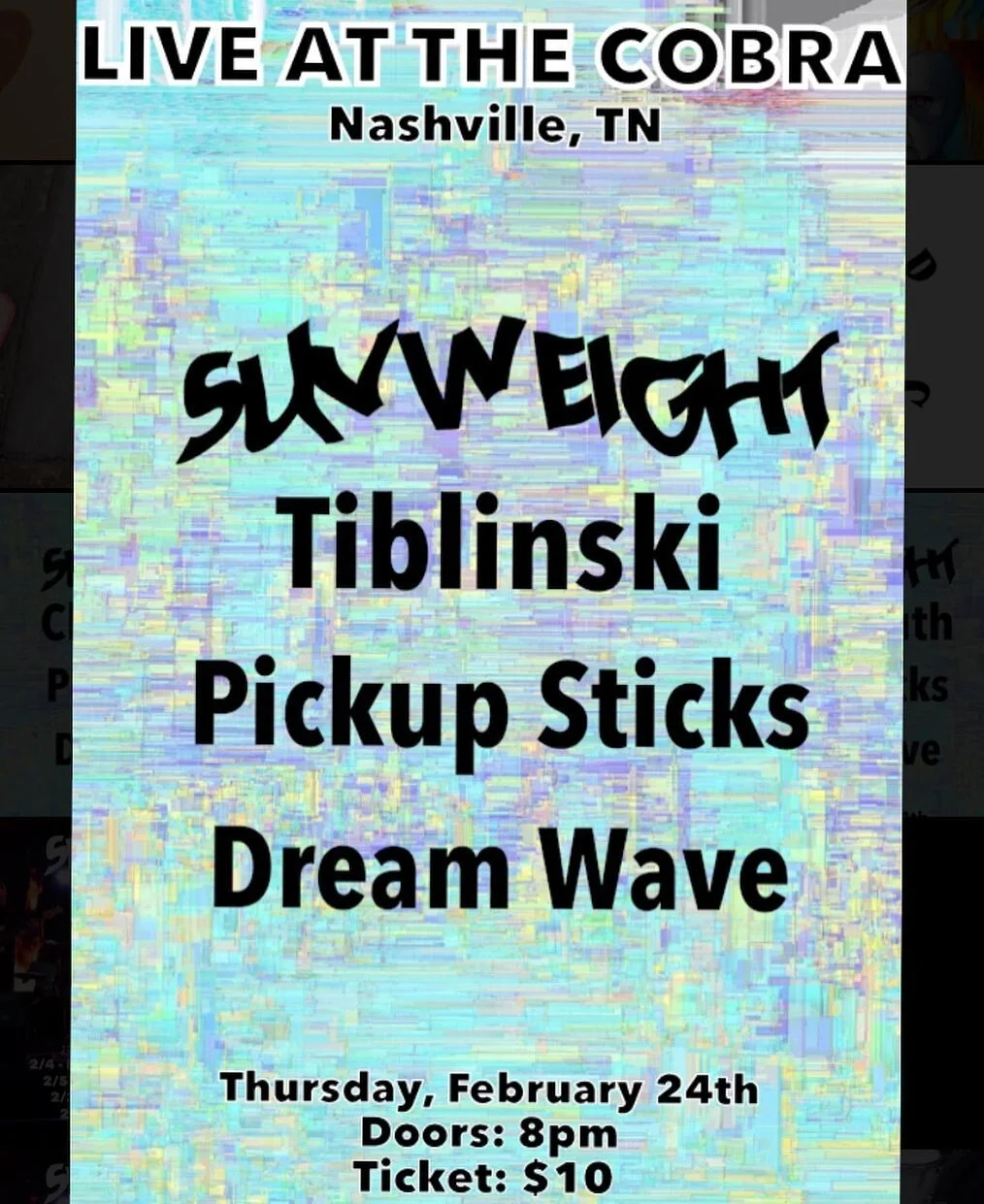 This Thursday we rock Nashville again! This time at @thecobranashville with our friends @tiblinski 🤟 Fuck a drunk lawyer, we&rsquo;re coming back to rock!!!