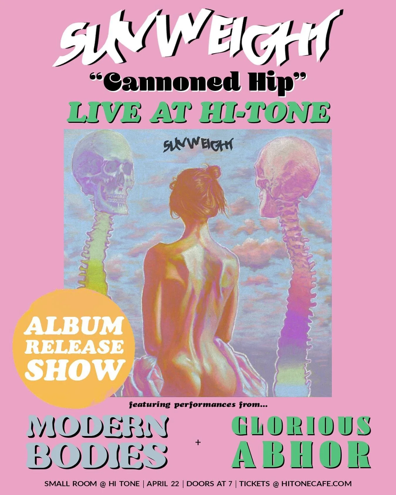 *ANNOUNCEMENT* With great excitement we are playing an album release show 4/22 at @thehitonecafe with our Tupelo girlfriends @modern_bodies and the amazing @glorious_abhor 🤟 Much thanks to @mrmagicmic @musicexportmem @memphisrecordpressing and the e