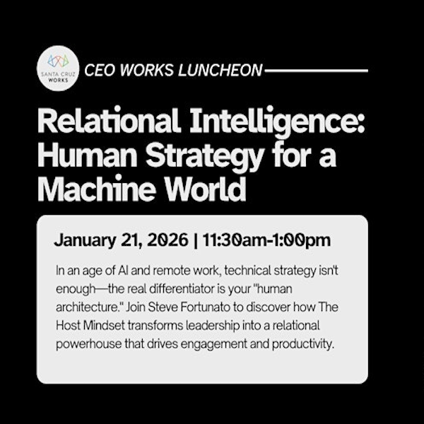 CEO Works Luncheon: Relational Intelligence: Relationship Strategy in a Machine World