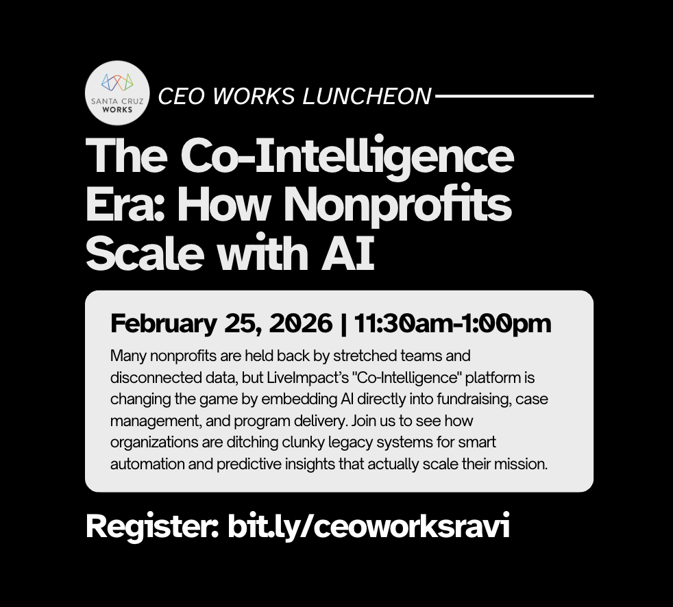 CEO Works Luncheon | The Co-Intelligence Era: How Nonprofits Scale with AI