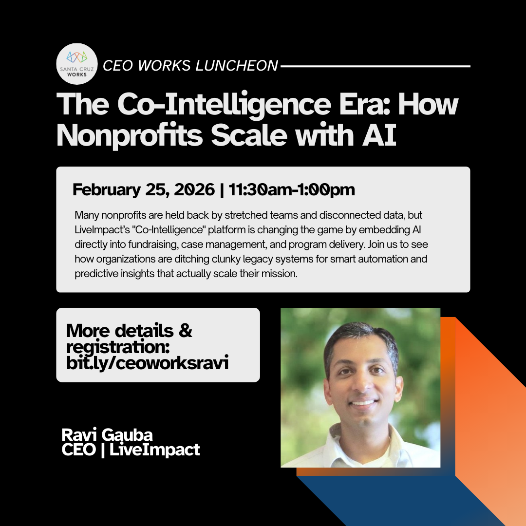 CEO Works Luncheon | The Co-Intelligence Era: How Nonprofits Scale with AI