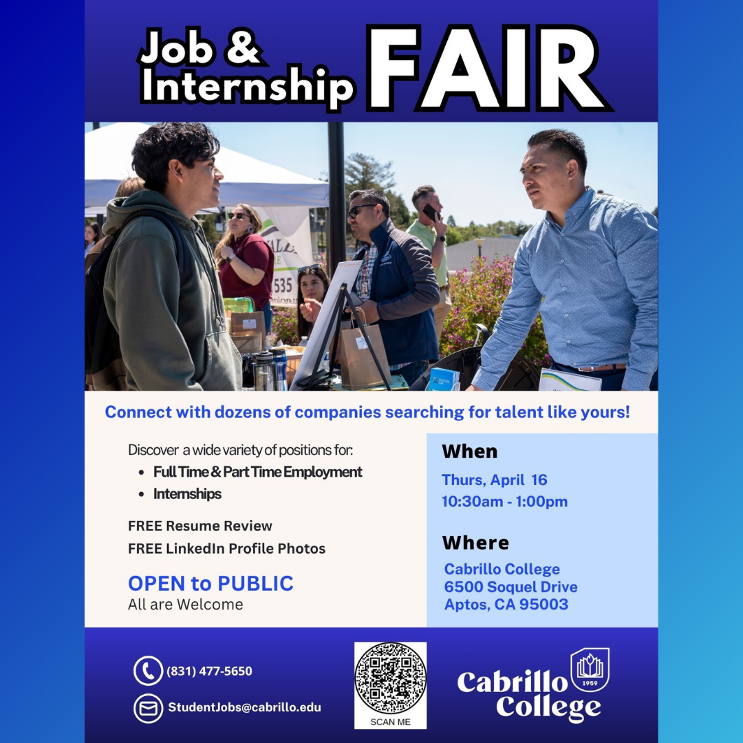 Cabrillo College Job & Internship Fair 
