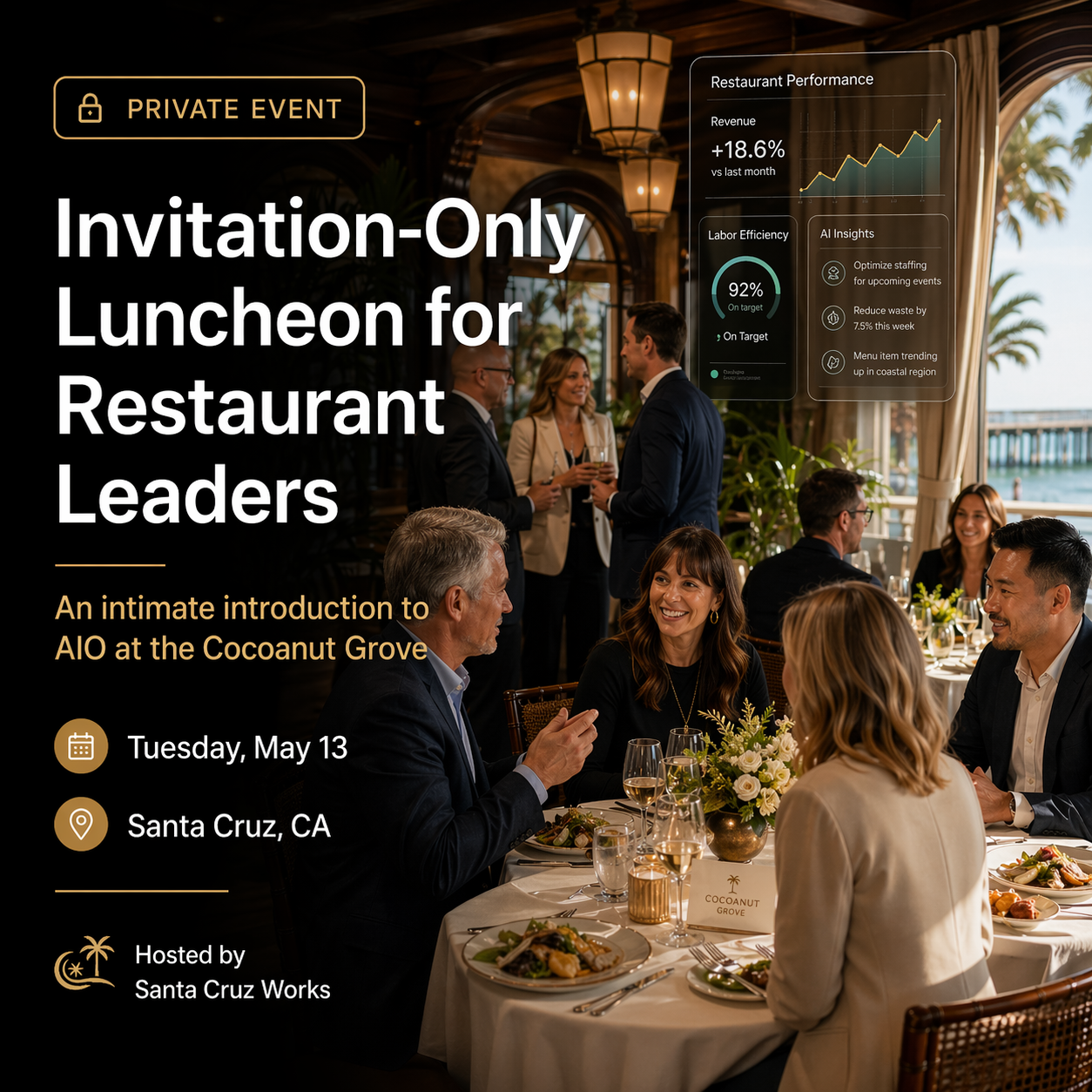 Luncheon Brings Restaurant Leaders Together for a Look at AIO