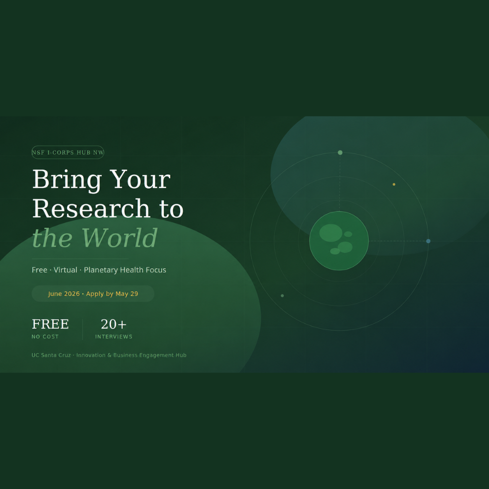 NSF I-Corps Hub Planetary Course Applications Open
