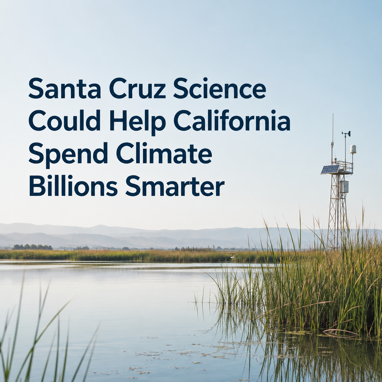 Santa Cruz Science Could Help California Spend Climate Billions Smarter