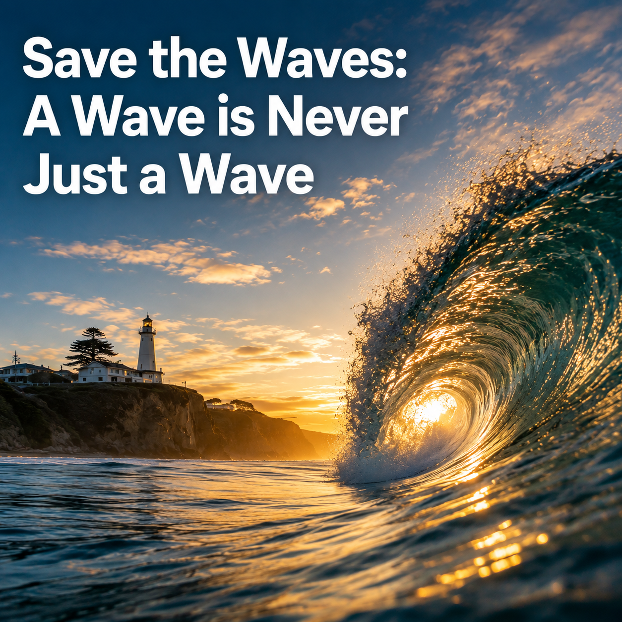 Save The Waves: A Wave is Never Just a Wave
