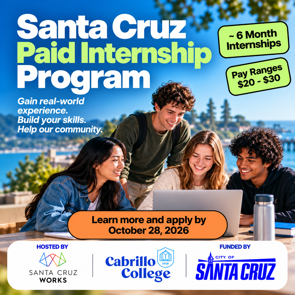 Now Hiring: 10+ Paid Internship Opportunities Available for Santa Cruz Young Adults