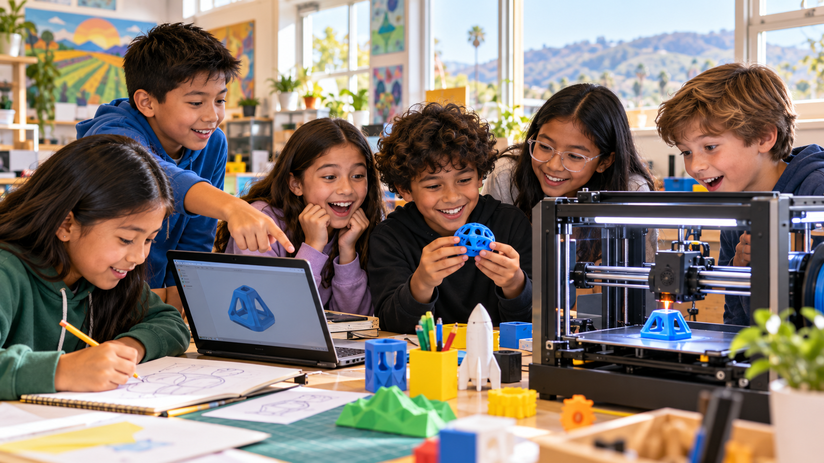 From Sketch to Spotlight: 3DE Club Brings Inventor Academy to Nine Pajaro Valley Elementary Schools