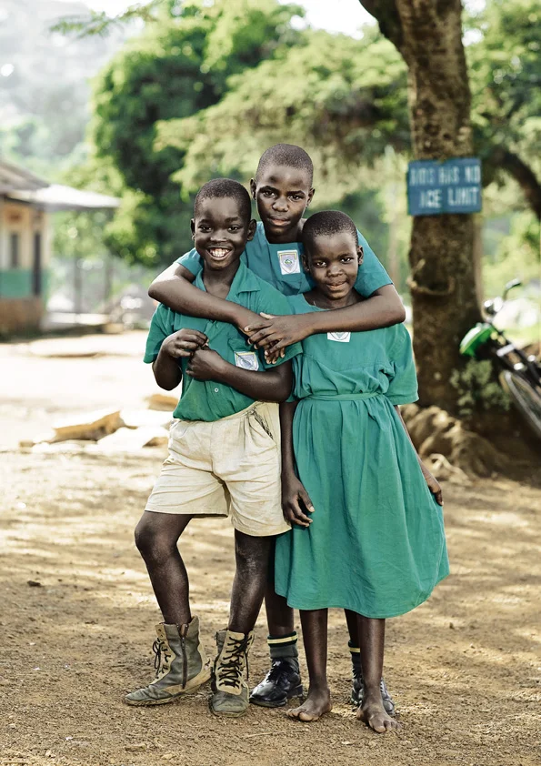 Teddy, Ronald & Hope, Entebbe, Uganda