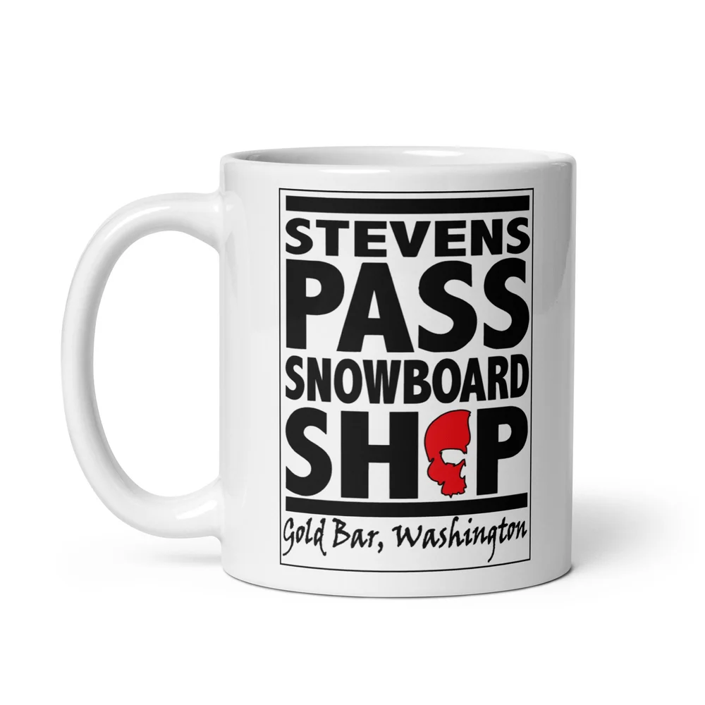 SPSS Shop Mug  Stevens Pass Snowboard Shop