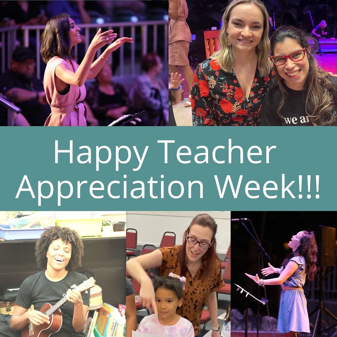 Happy Teacher Appreciation Week to our incredible program instructors! 🎶🥰 Thank you for all that you do to make CVC a safe and joy-filled space for our students. We love &amp; appreciate you so much! 

Let&rsquo;s show our teachers some love in the
