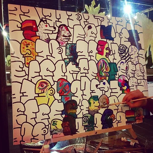 🌃 part 2 w/ @spccproject ✨ #brooklynart #nycart