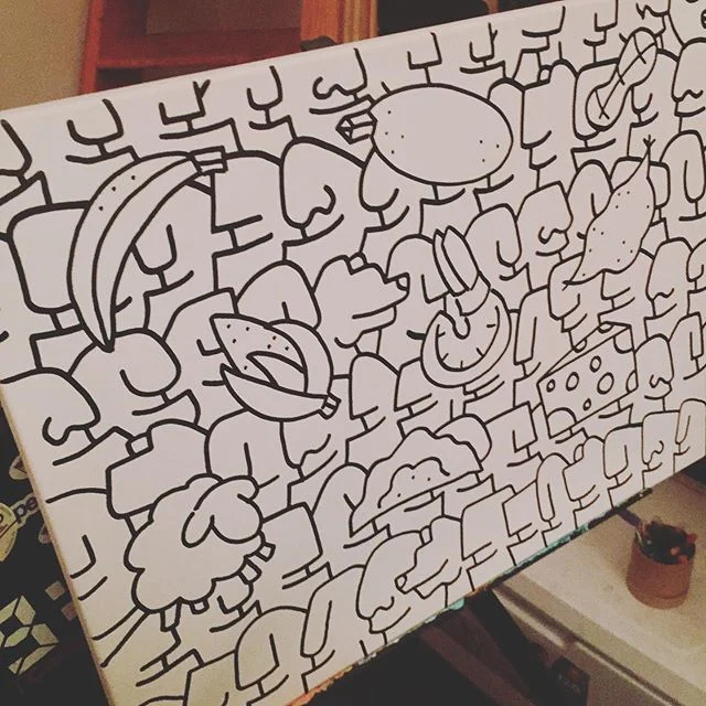 💃🕺🖼 🥘 @livefromdinner ⭐️ #livefromdinner #nycart #brooklynart