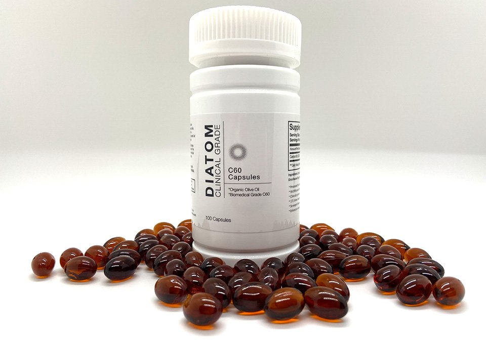 Diatom Clinical Grade C60 Capsules by Diatom Nutrients