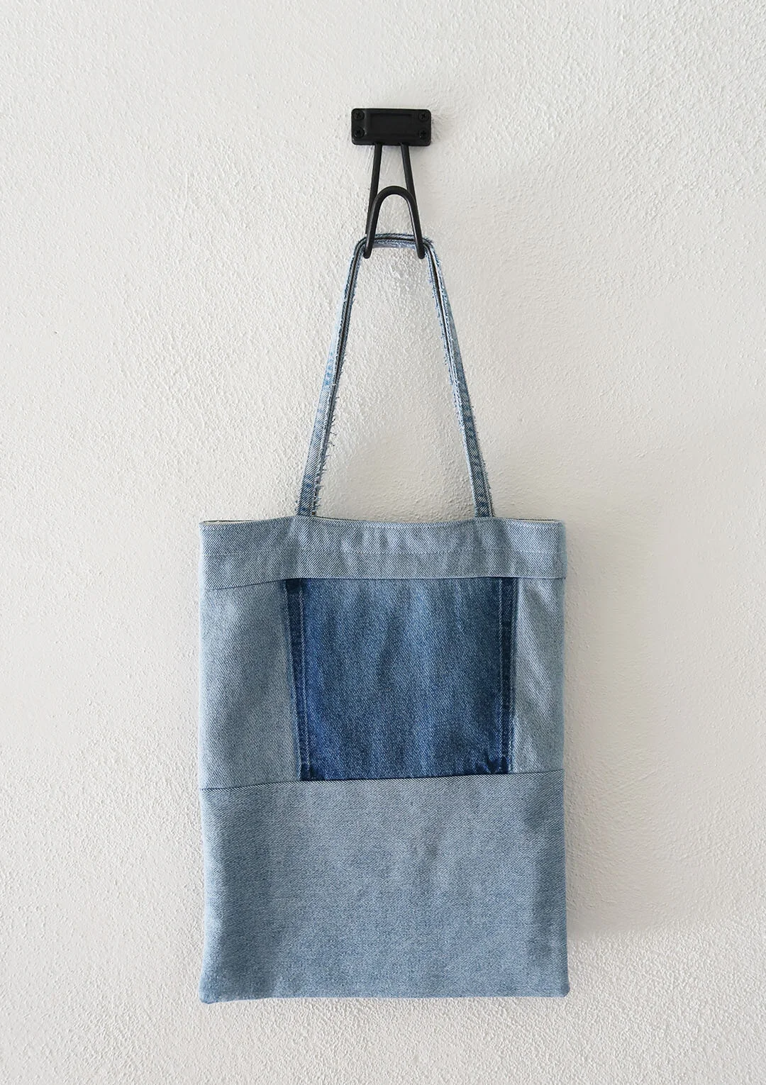 Shadow Patch Denim Tote