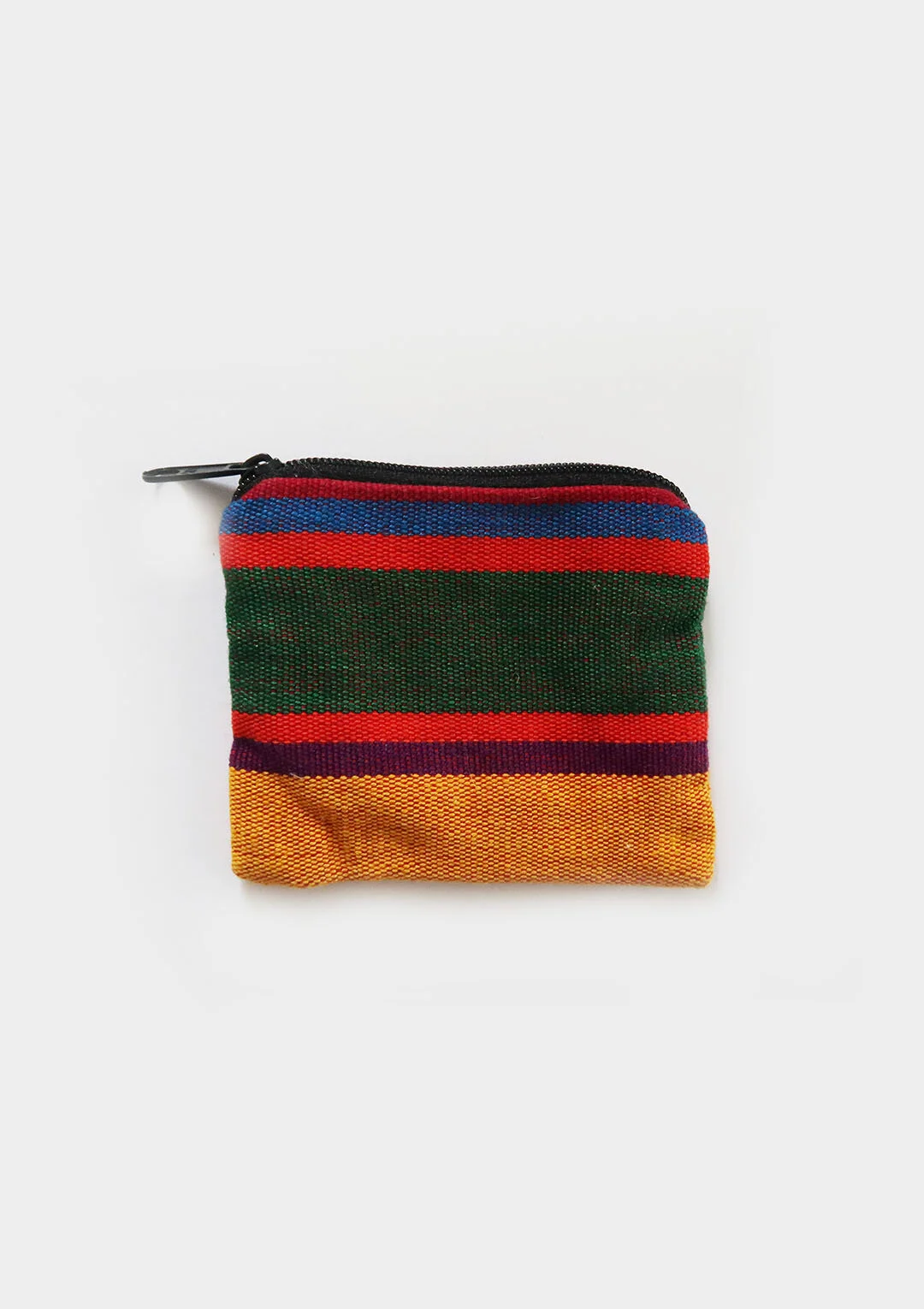 Multi Stripe Handwoven Pouch