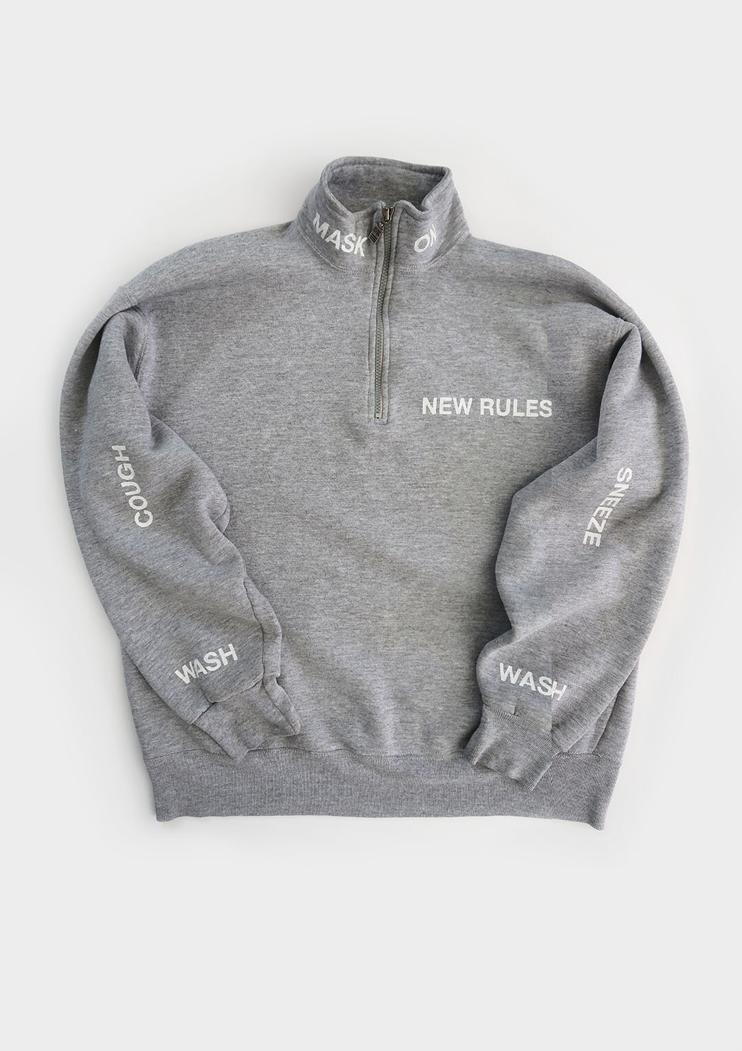 'New Rules' Mock Neck Sweatshirt