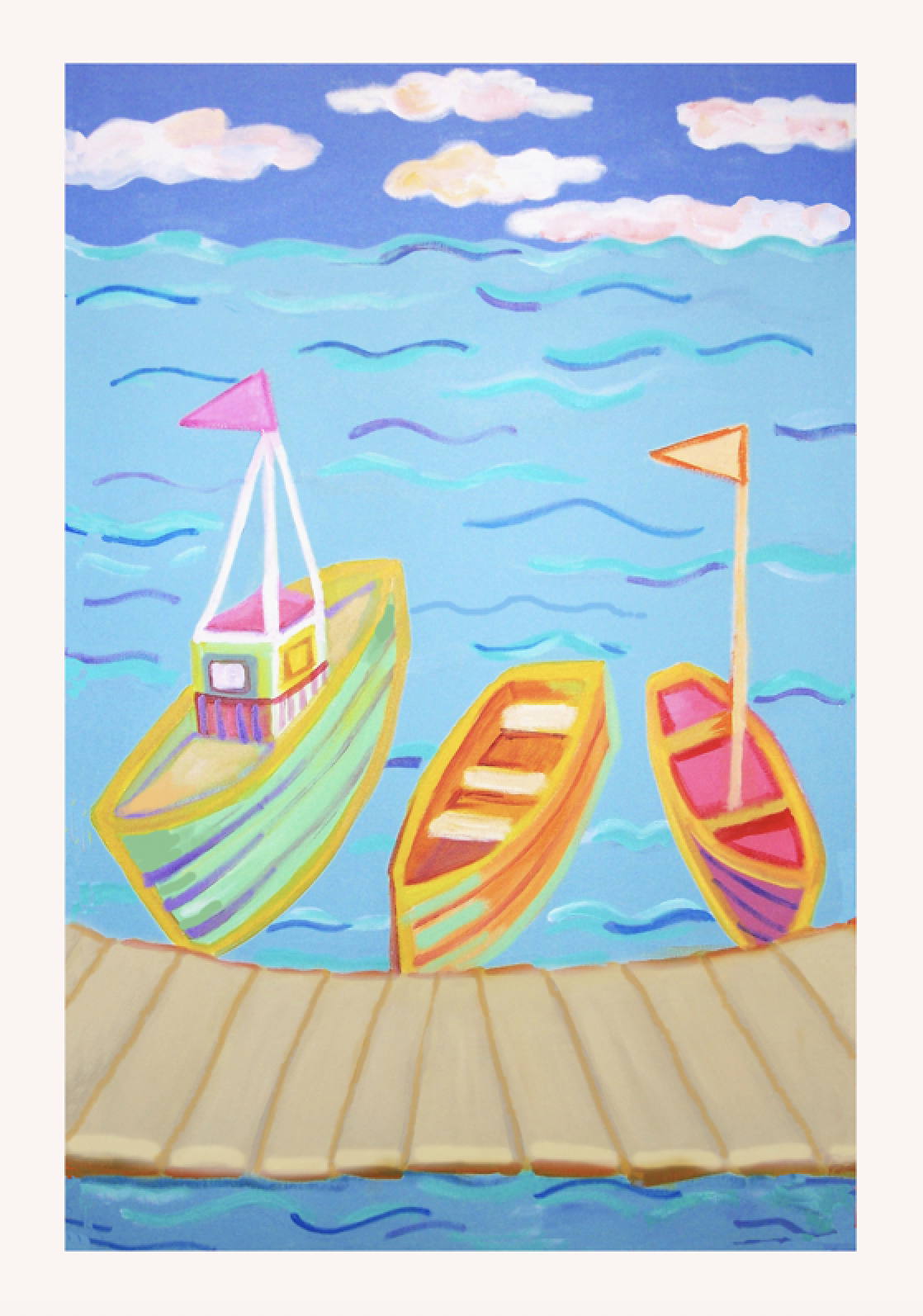 Summer Boats by Vinette Varvaro