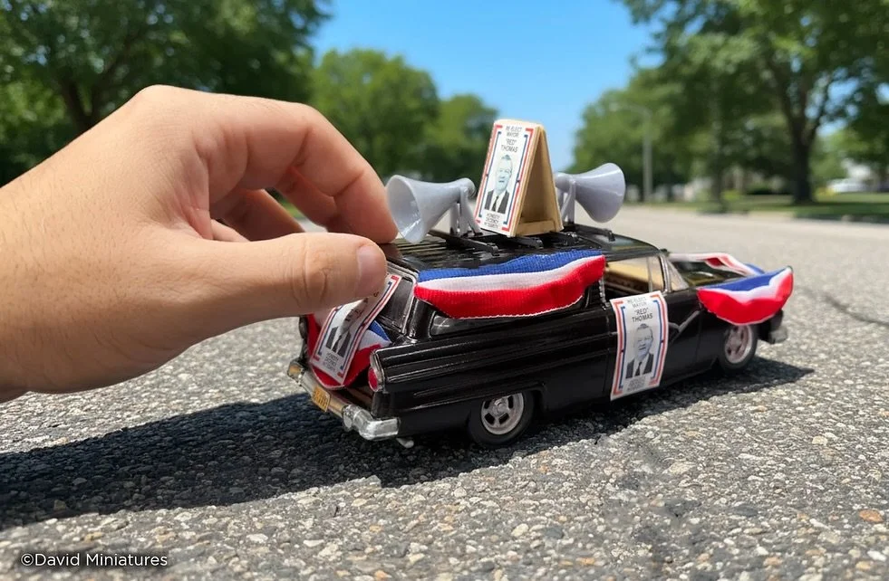 Mayor Red Thomas car from Back to the Future 1955. Enjoy! 1/24 scale. #bttf #backtothefuture #martymcfly #docbrown #delorean #deloreantimemachine