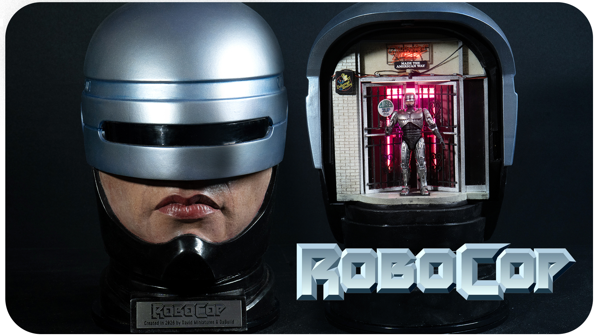 ROBOCOP BUST WITH SCENE 1980s, Movies 