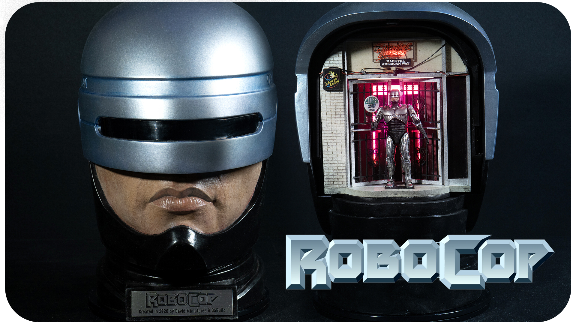 ROBOCOP BUST WITH SCENE 1980s, Movies 
