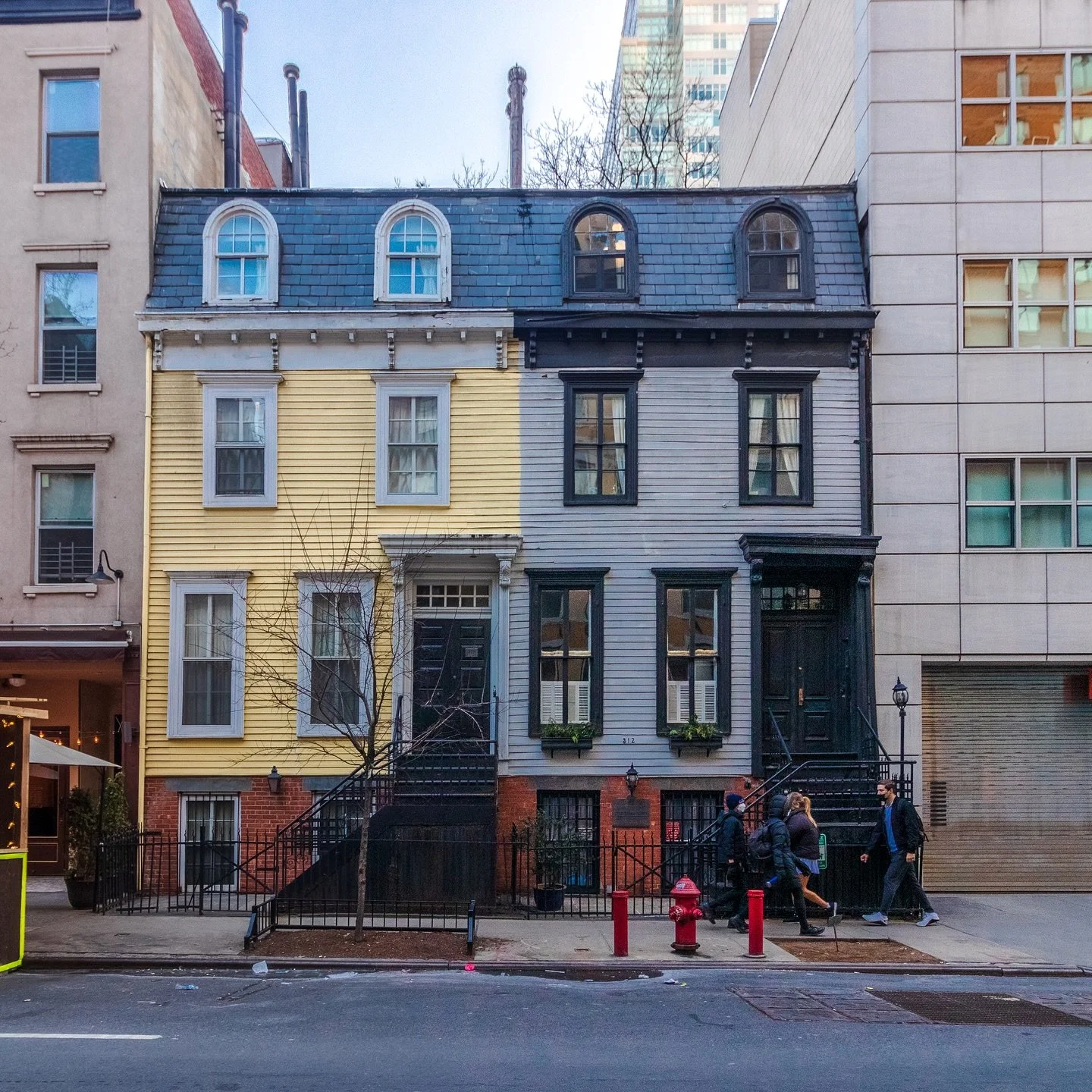 Since you all seemed to love the wooden house yesterday, let&rsquo;s continue the trend. If you want to find some of the last wooden buildings still standing in Midtown, head on over to 53rd Street in Turtle Bay. This pair of homes was built in 1866,