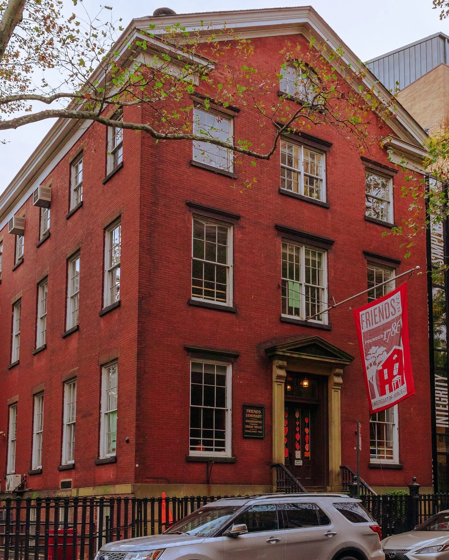 In 1861, when the Civil War was just beginning, a group of Quakers put up this building to serve as a meeting house and school. In stark contrast to the horrors of war, this school was built to be a place where students are educated &ldquo;not only f