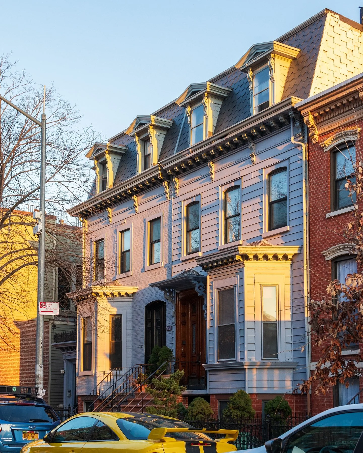 Greenpoint Brooklyn has such a wide variety of housing from the 19th Century, but these two just might be my favorites. Nos. 148 &amp; 150 Milton Street were built in 1868 by Thomas C. Smith. Smith was responsible for a lot of the development in the 