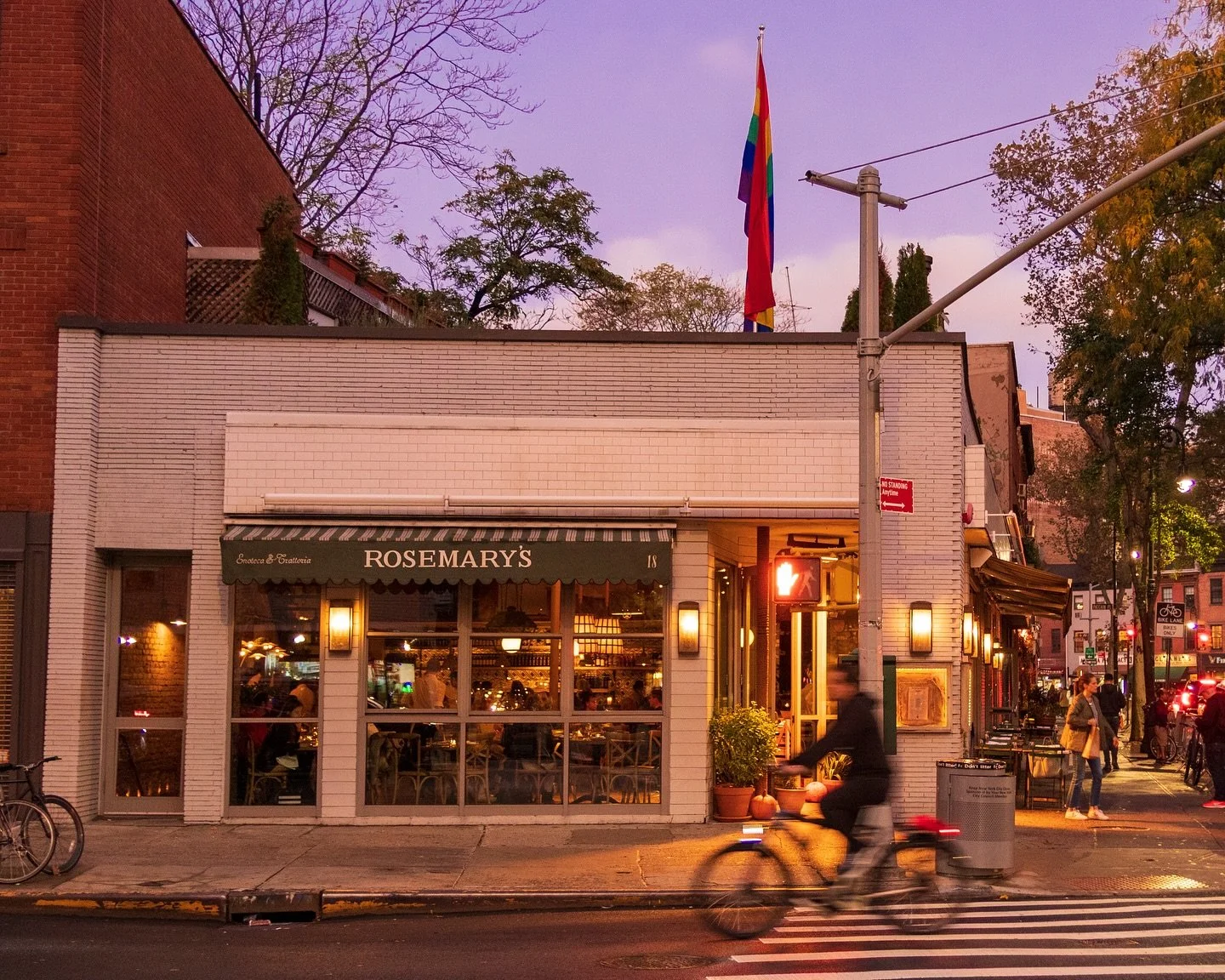 Sometimes, historic districts yield interesting finds. Rosemary&rsquo;s occupies a building that is landmarked but also relatively new. The original building on this site at the corner of west 10th and Greenwich Avenue was a three story brick buildin
