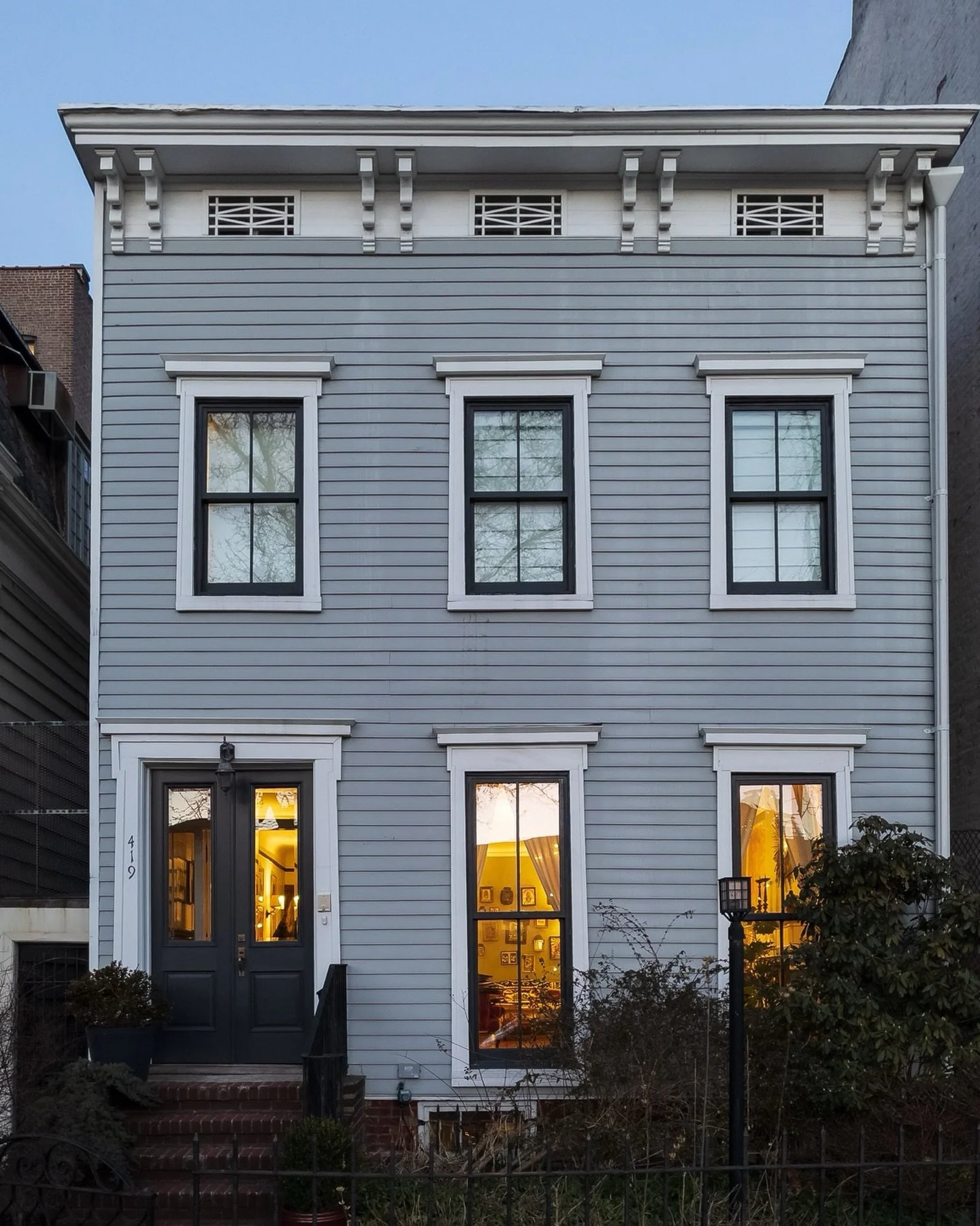 This townhouse on Washington Avenue in Clinton Hill was built in 1860, thirty years before wooden houses were made illegal in Brooklyn. Anyone would be lucky to call this place home, but it is relatively modest in comparison to some other buildings o