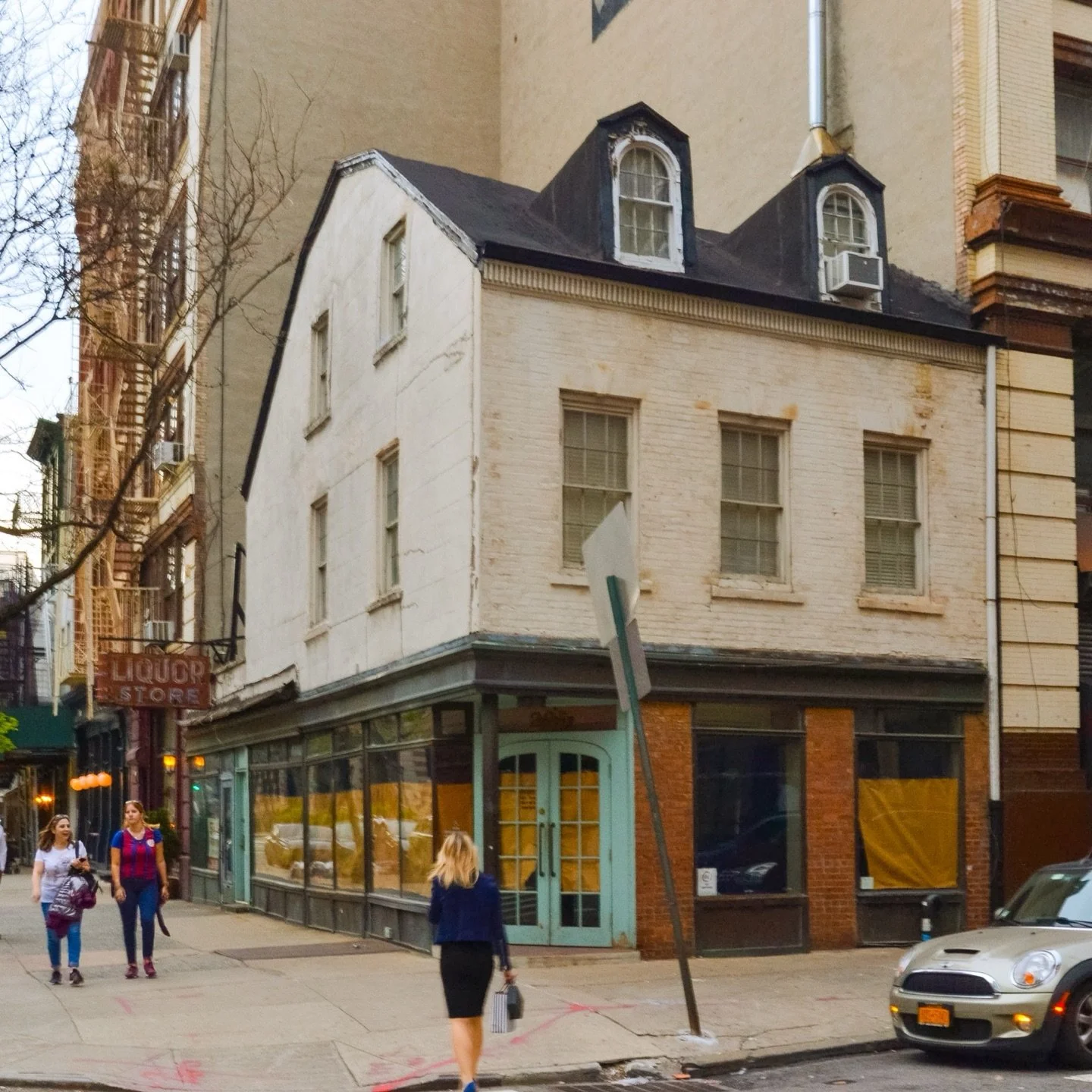 In 1809, when this house was built, most of Tribeca that wasn&rsquo;t farm land would have looked similar to this. Although this type of housing was common, Number 2 White Street is one of the only remaining houses made of brick and wood that is stil