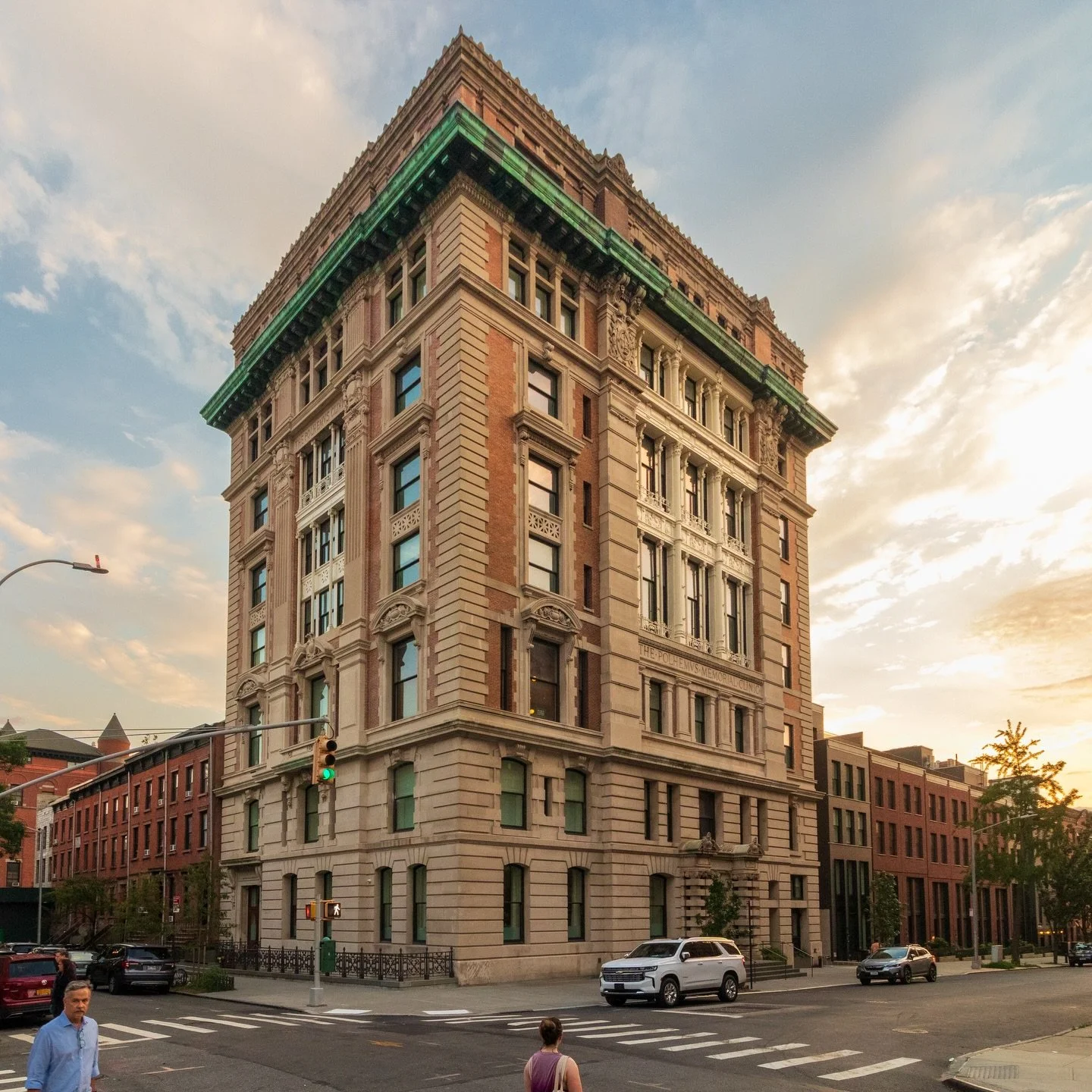 Standing on the corner of Henry and Amity Streets in Cobble Hill is the former Polhemus Memorial Clinic. Considered one of the first &ldquo;sky scraper&rdquo; hospitals, it was built in 1897 as a free clinic to serve the poor and underprivileged in t
