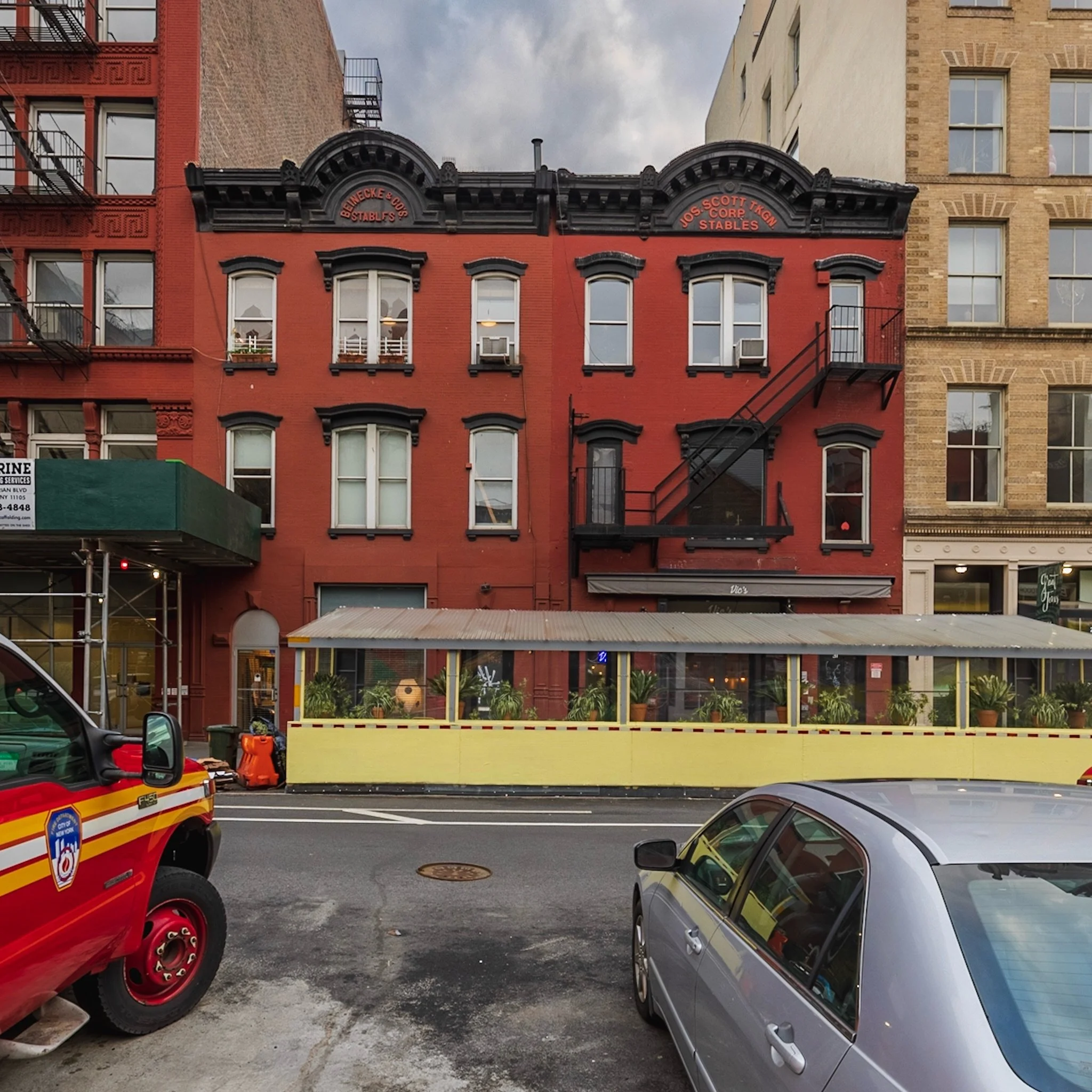 The south side of Great Jones Street is lined with rather tall old warehouses, with Nos. 31 &amp; 33 being the exception. Despite their size, they pack a historical punch. They were both built in 1871 by different developers. The first occupant of No