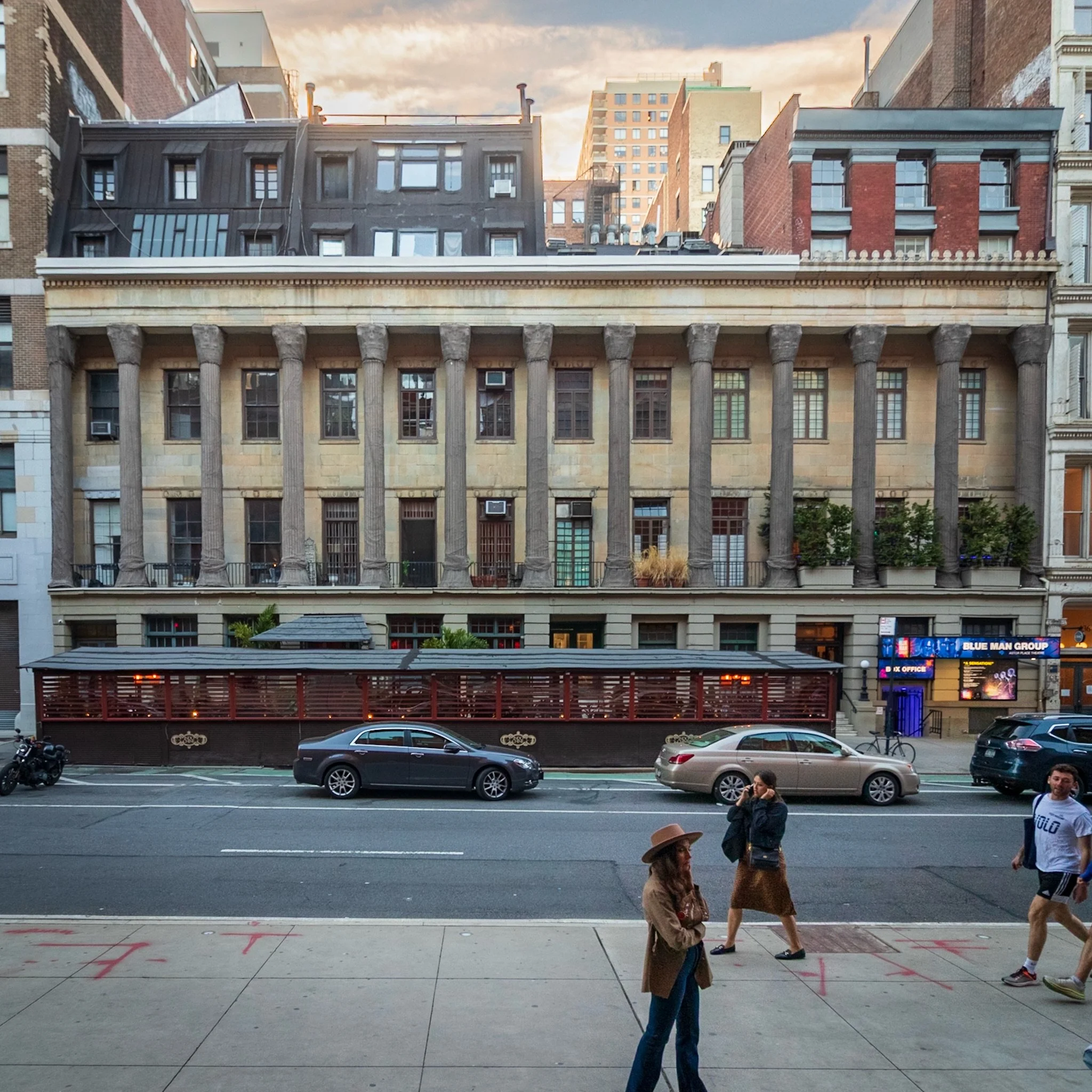 These four buildings are what&rsquo;s left of a group of nine houses that collectively made up La Grange Terrace, also known as Colonnade Row. In the 1830s, this was the most desirable address in New York City.  John Jacob Astor had purchased this la