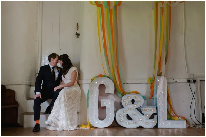Yurt wedding in Devon