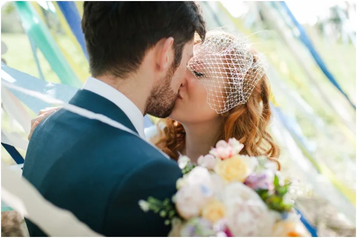 Yurt wedding at Cedar Field 