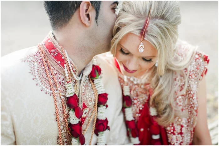English Indian fusion wedding