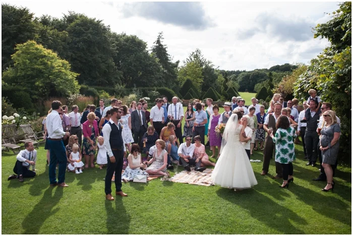 Outdoor barn wedding at Chaucer Barn 