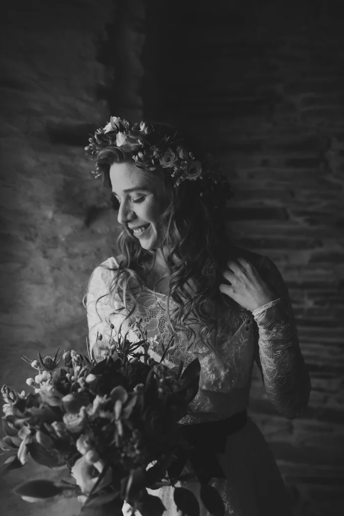 bridal portrait dark window-2