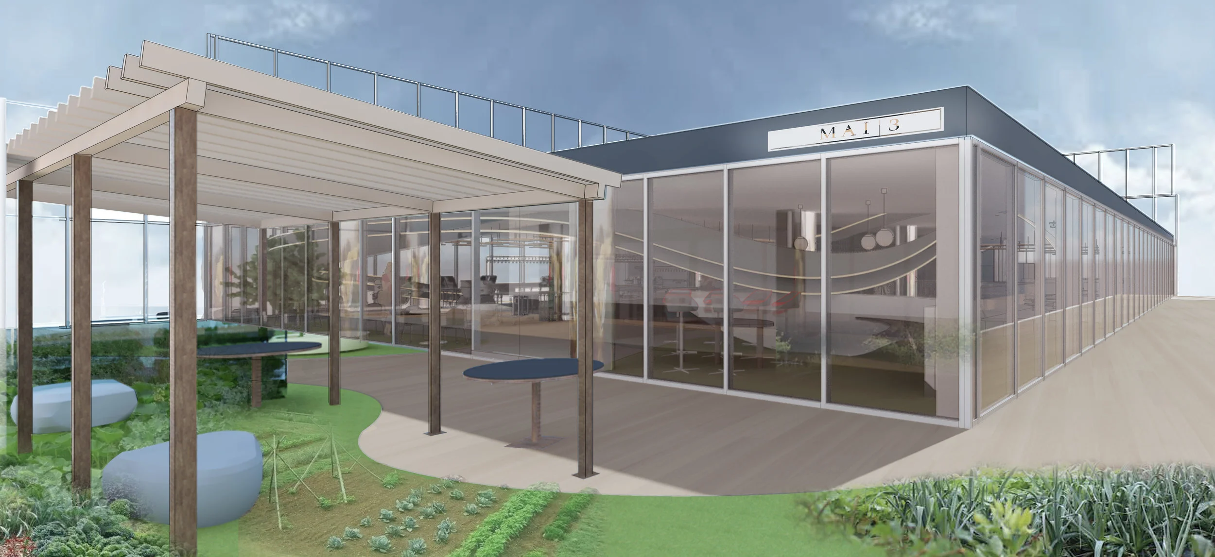 Second Floor Vegetable Garden