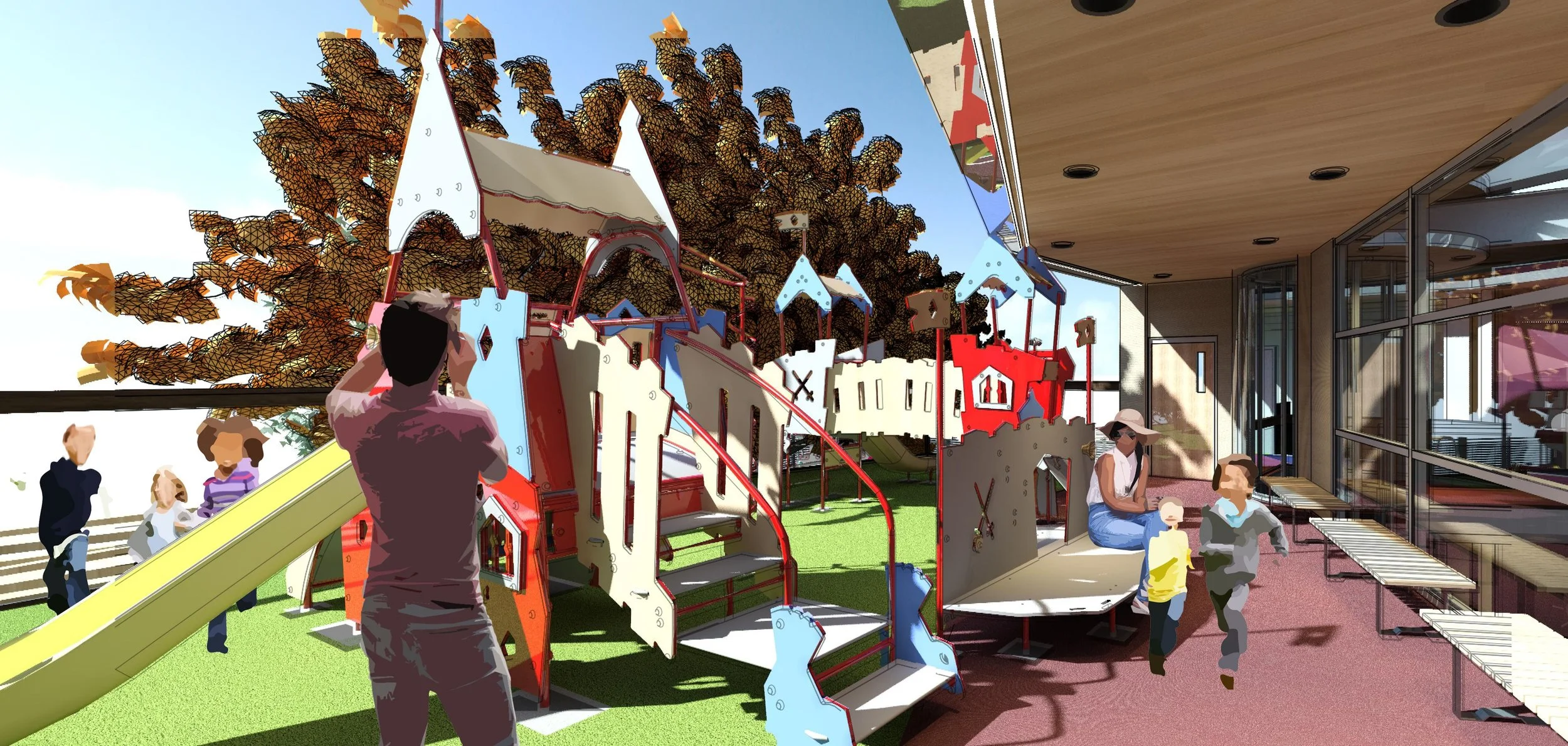 Second Floor Playground For 4-6yo