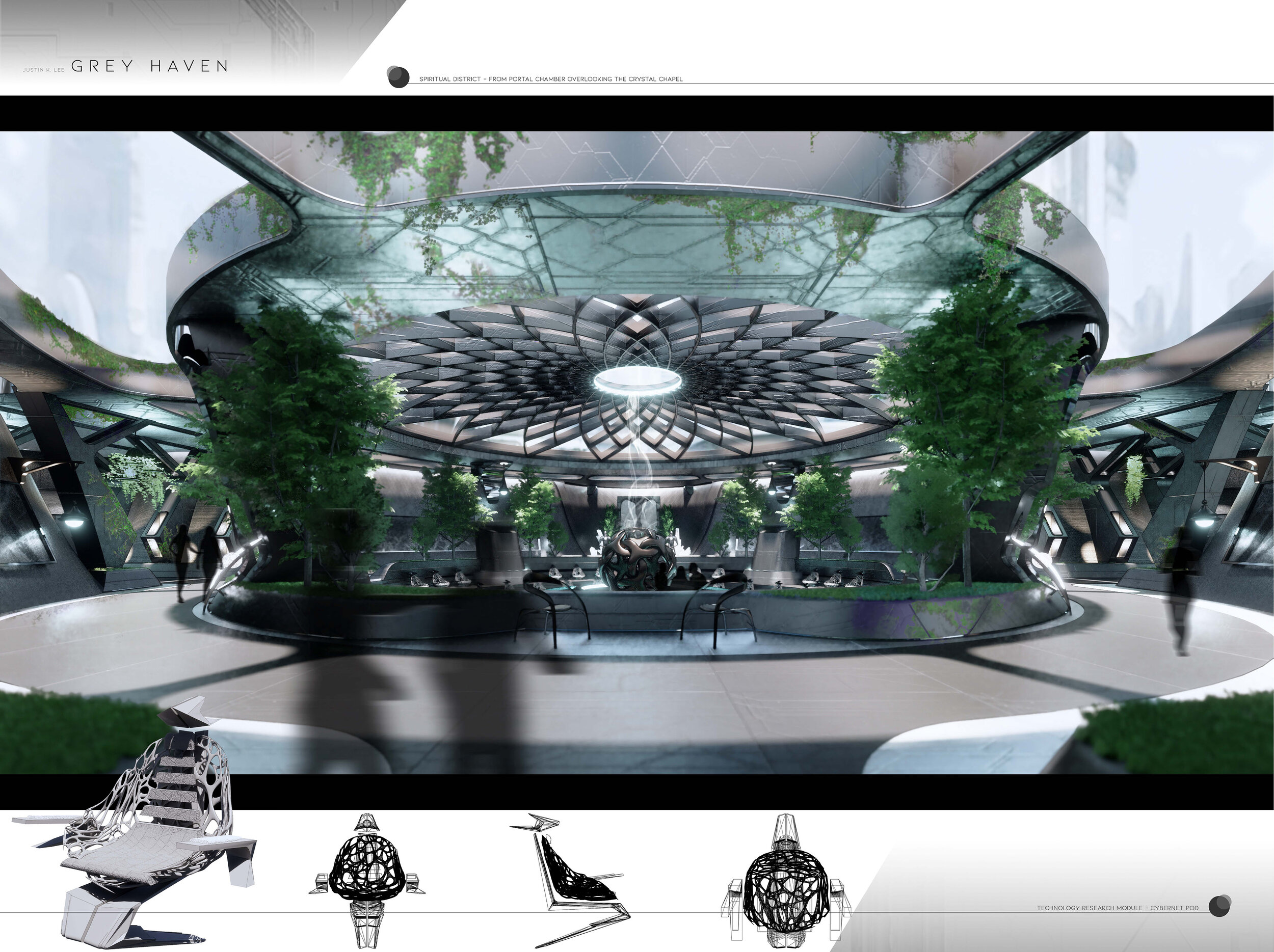 SPIRITUAL DISTRICT From Portal Chamber Overlooking the Crystal Chapel