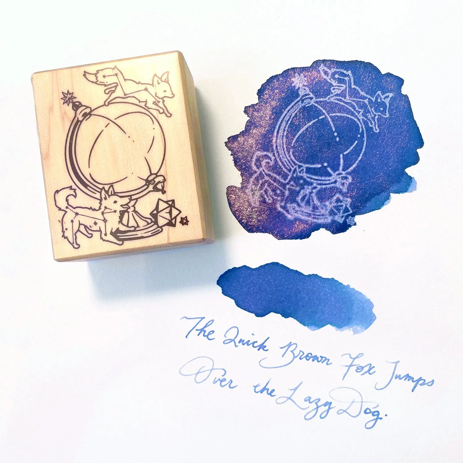 Fox and Dog Ink Stamp - Celestial Ver. — Authan Chen