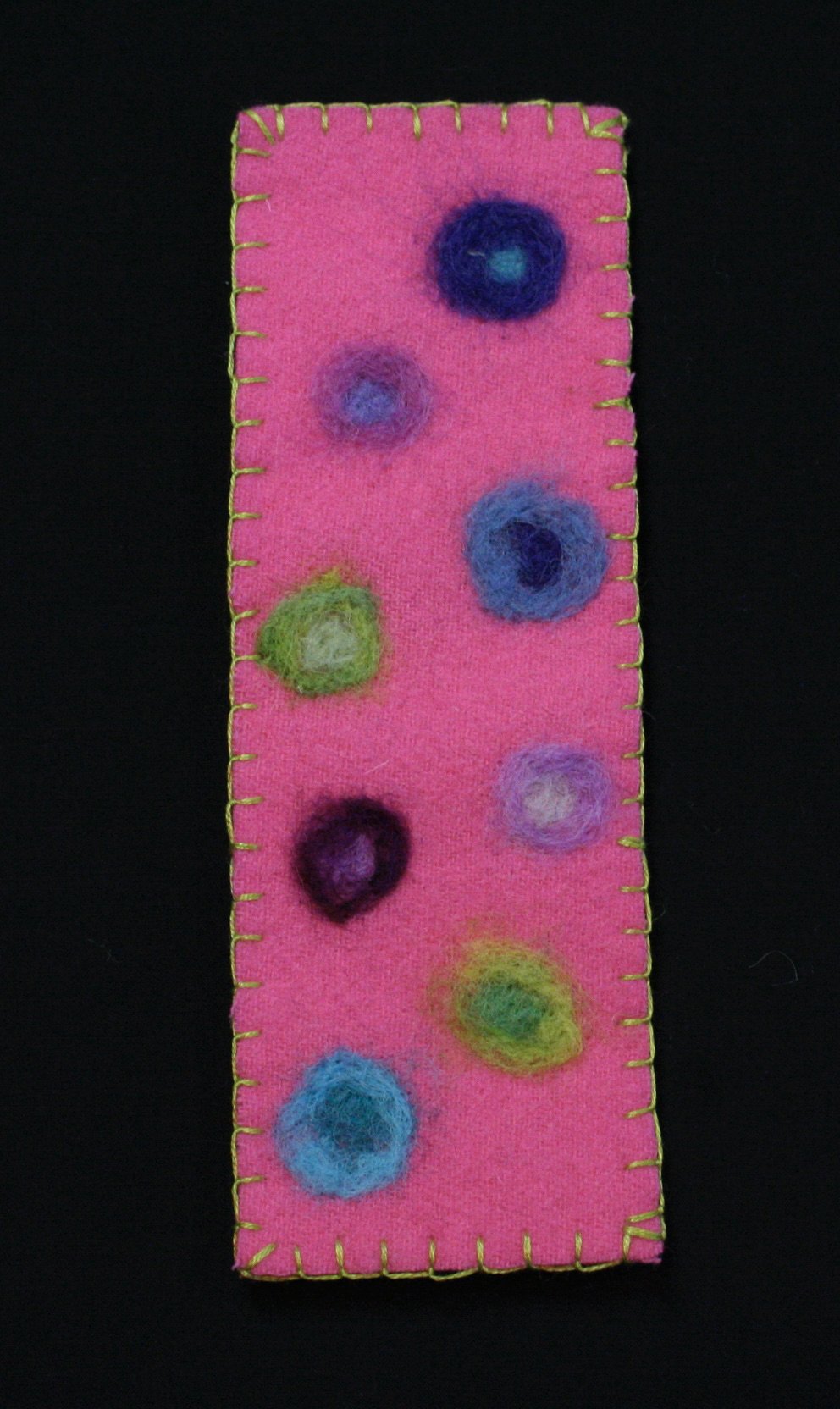 Hand Felted Merino Wool Bookmarks – 3 Designs