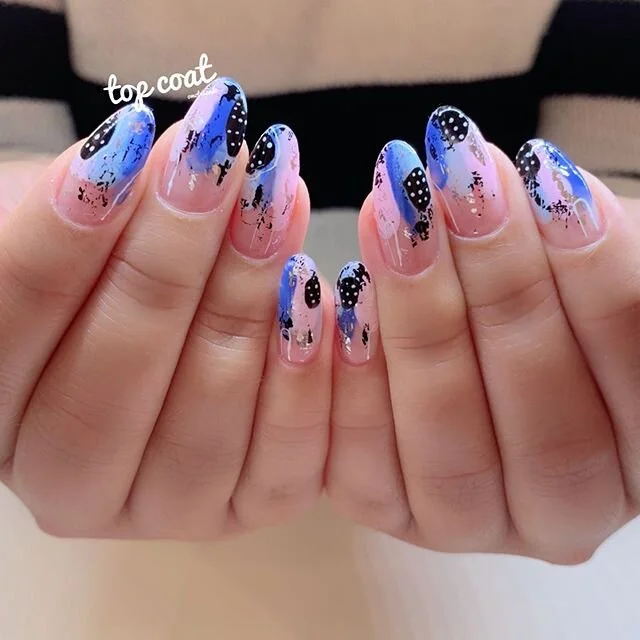 Nail Salon Top Coat English Menu